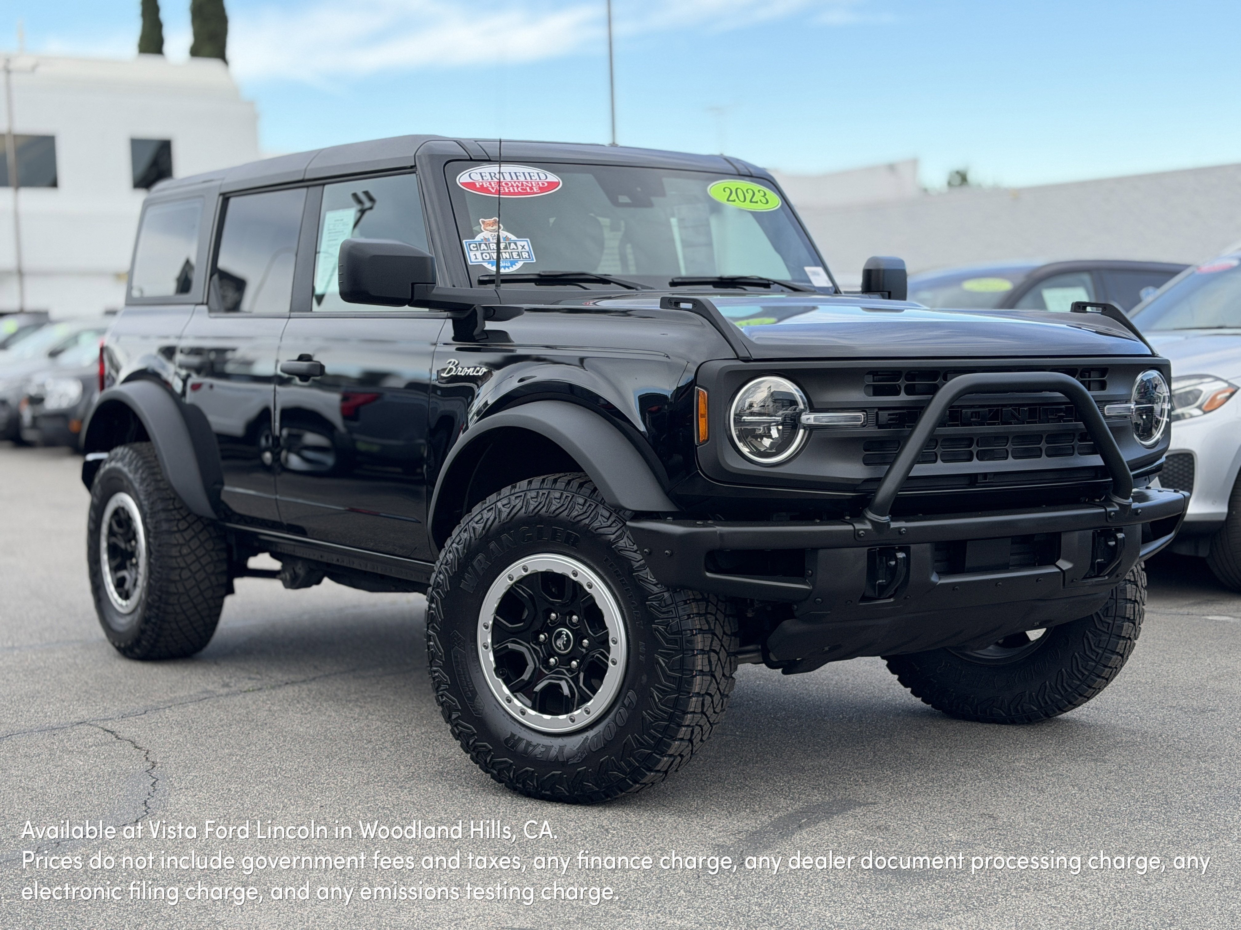 2023 Ford Bronco Base 4 Door Advanced 4x4