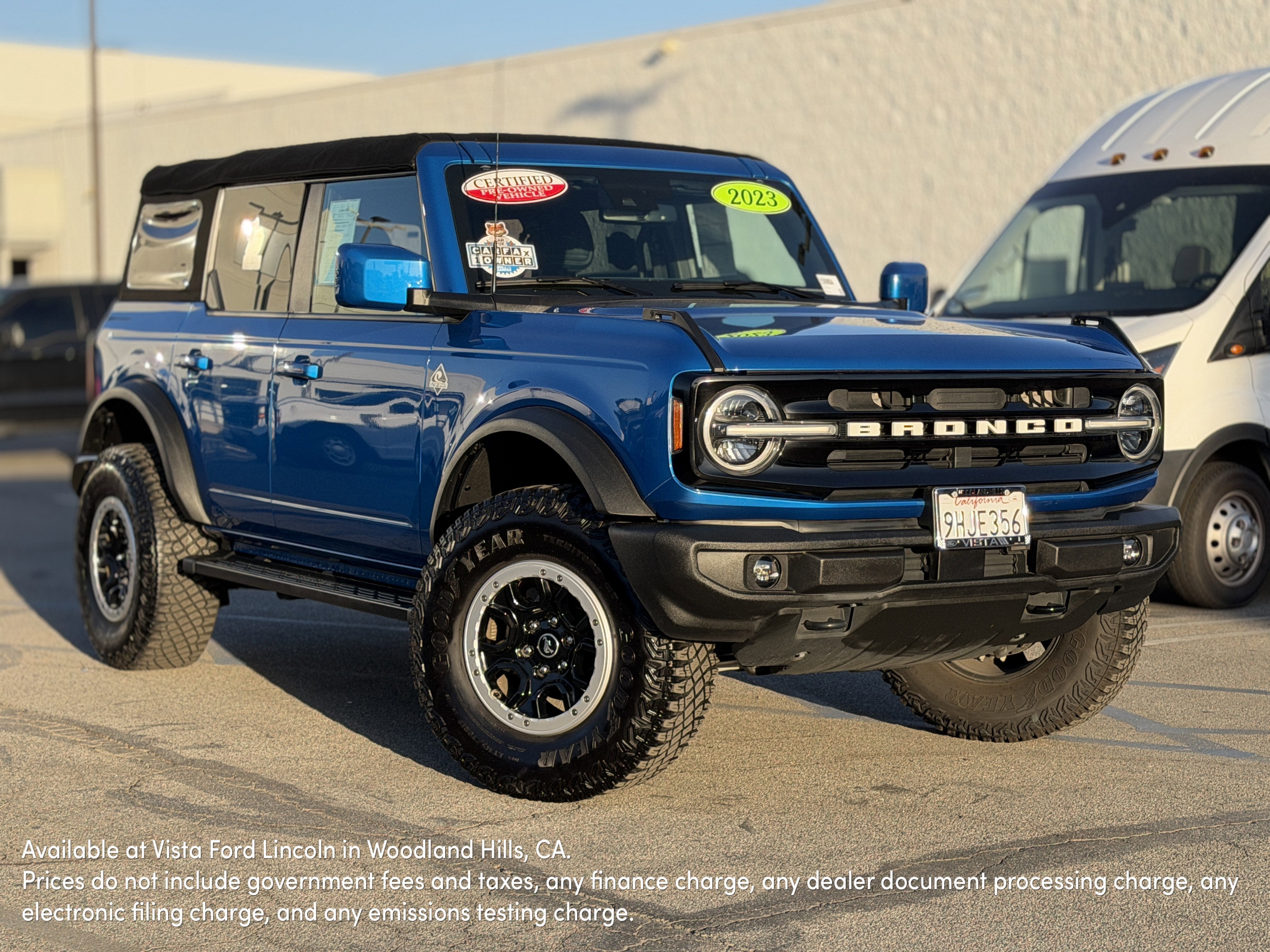 2023 Ford Bronco Base 4 Door Advanced 4x4