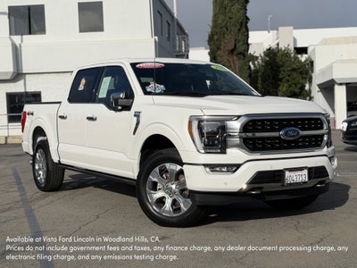 2022 Ford F-150 Platinum 4WD SuperCrew 5.5' Box
