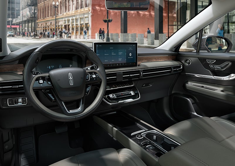 The interior dashboard of 2024 Lincoln Corsair® SUV is shown here. | Vista Lincoln Woodland Hills in Woodland Hills CA